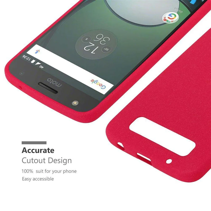 Cadorabo Hülle kompatibel mit Motorola MOTO Z PLAY Schutzhülle aus flexiblem TPU Silikon