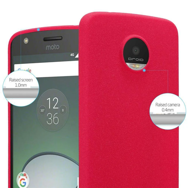 Cadorabo Hülle kompatibel mit Motorola MOTO Z PLAY Schutzhülle aus flexiblem TPU Silikon