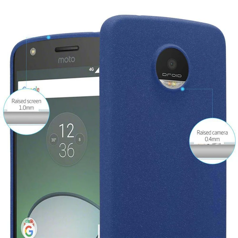 Cadorabo Hülle kompatibel mit Motorola MOTO Z PLAY Schutzhülle aus flexiblem TPU Silikon