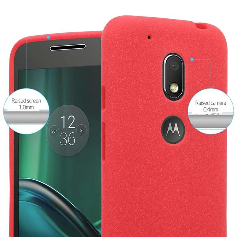 Cadorabo Hülle kompatibel mit Motorola MOTO G4 PLAY Schutzhülle aus flexiblem TPU Silikon