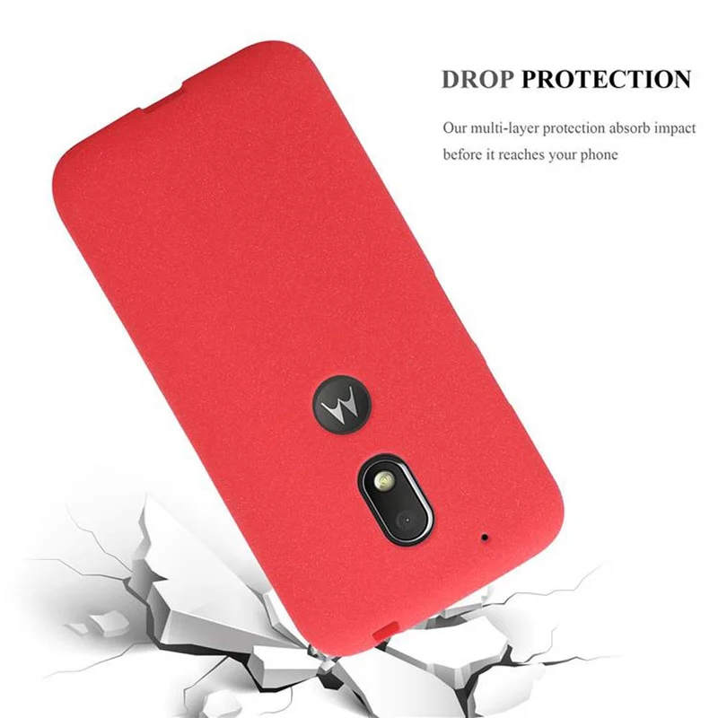 Cadorabo Hülle kompatibel mit Motorola MOTO G4 PLAY Schutzhülle aus flexiblem TPU Silikon