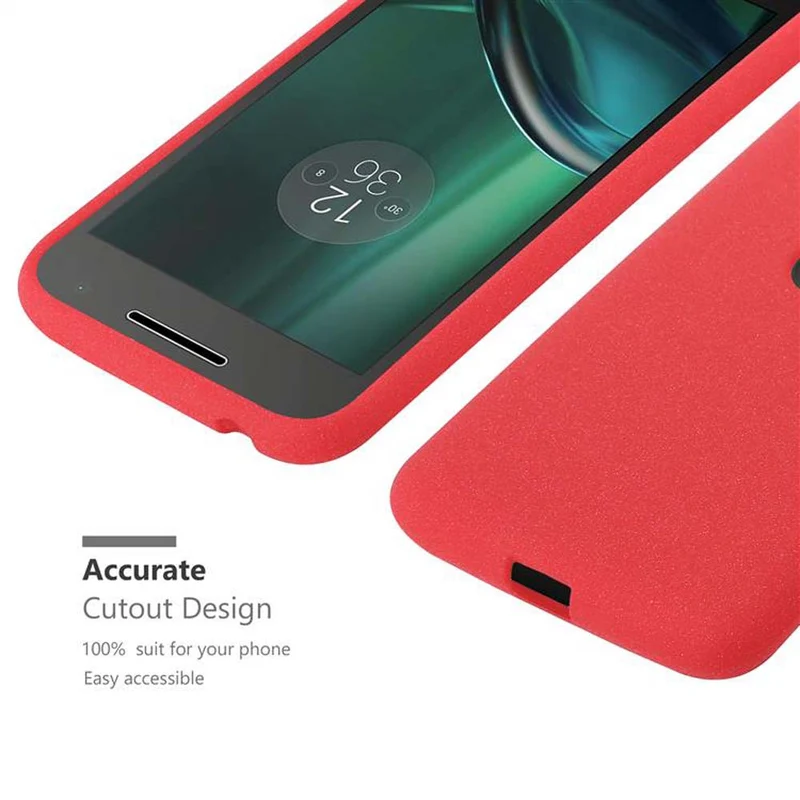 Cadorabo Hülle kompatibel mit Motorola MOTO G4 PLAY Schutzhülle aus flexiblem TPU Silikon