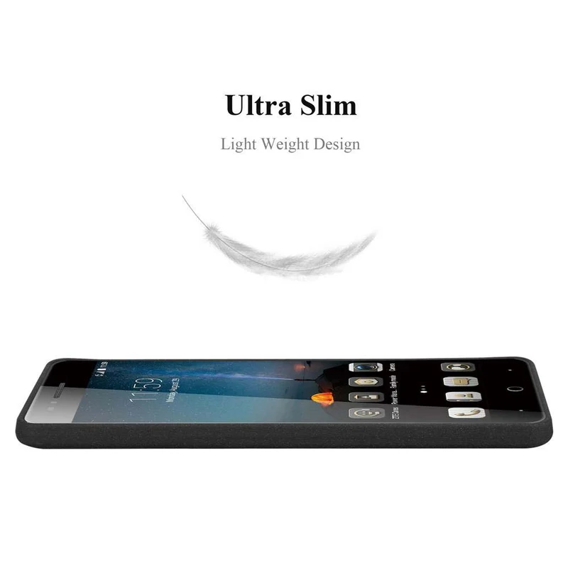 Cadorabo Hülle kompatibel mit ZTE Blade A612 Schutzhülle aus flexiblem TPU Silikon