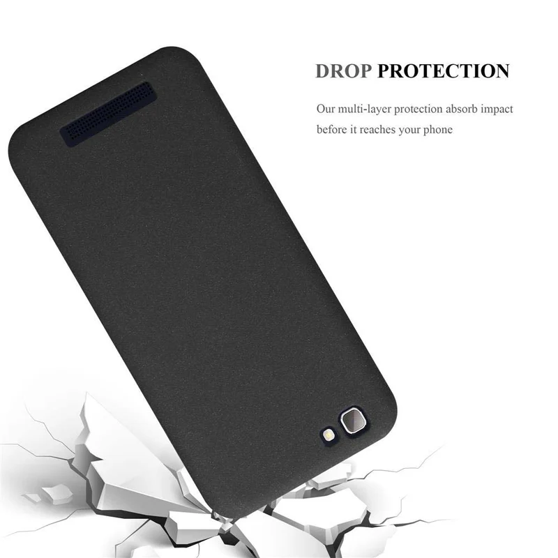 Cadorabo Hülle kompatibel mit ZTE Blade A612 Schutzhülle aus flexiblem TPU Silikon
