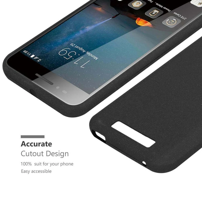 Cadorabo Hülle kompatibel mit ZTE Blade A612 Schutzhülle aus flexiblem TPU Silikon
