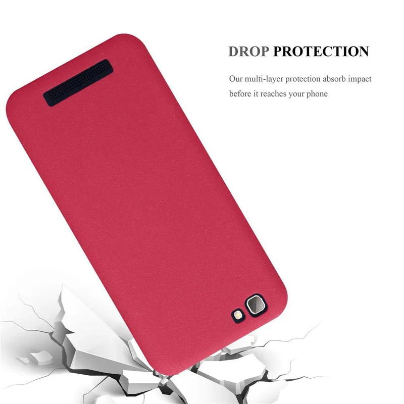 Cadorabo Hülle kompatibel mit ZTE Blade A612 Schutzhülle aus flexiblem TPU Silikon