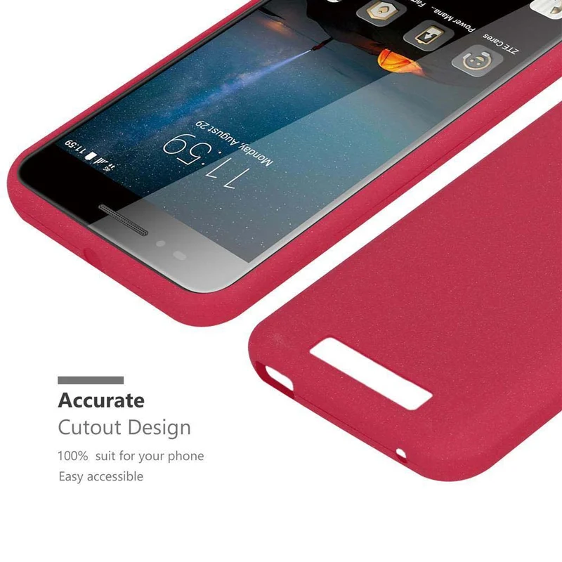 Cadorabo Hülle kompatibel mit ZTE Blade A612 Schutzhülle aus flexiblem TPU Silikon