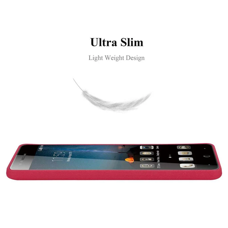 Cadorabo Hülle kompatibel mit ZTE Blade A612 Schutzhülle aus flexiblem TPU Silikon