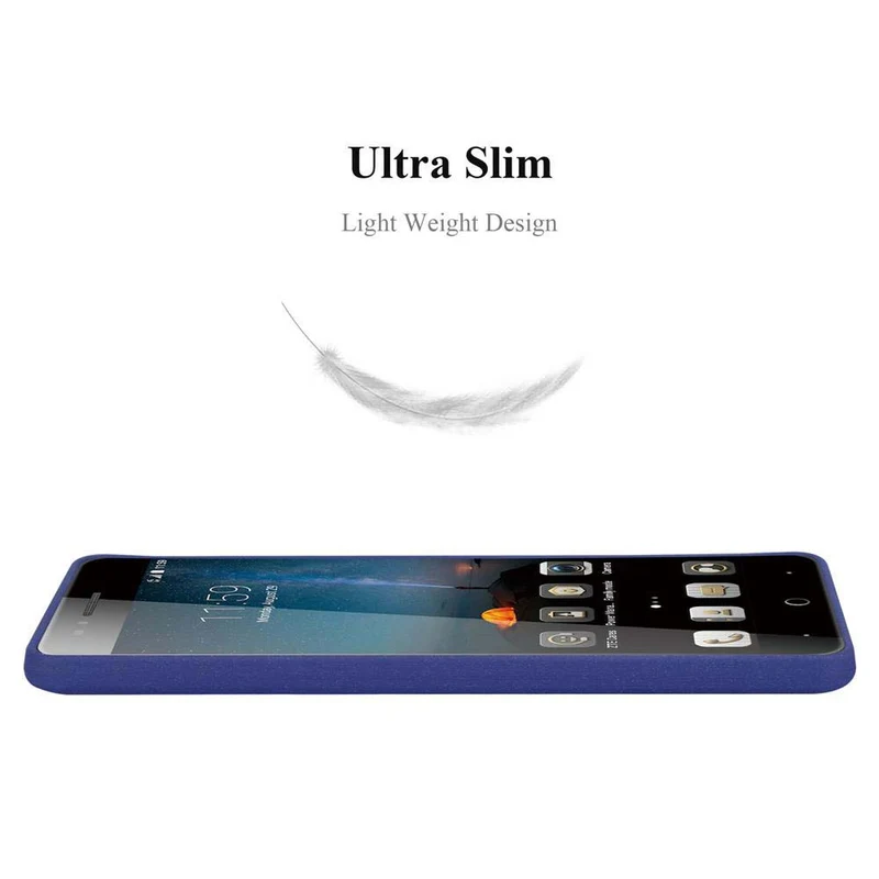 Cadorabo Hülle kompatibel mit ZTE Blade A612 Schutzhülle aus flexiblem TPU Silikon