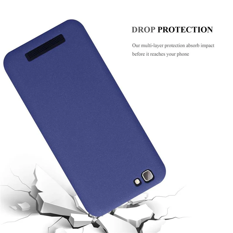 Cadorabo Hülle kompatibel mit ZTE Blade A612 Schutzhülle aus flexiblem TPU Silikon