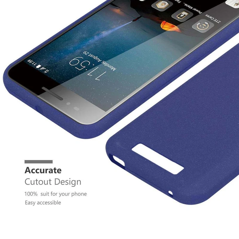 Cadorabo Hülle kompatibel mit ZTE Blade A612 Schutzhülle aus flexiblem TPU Silikon