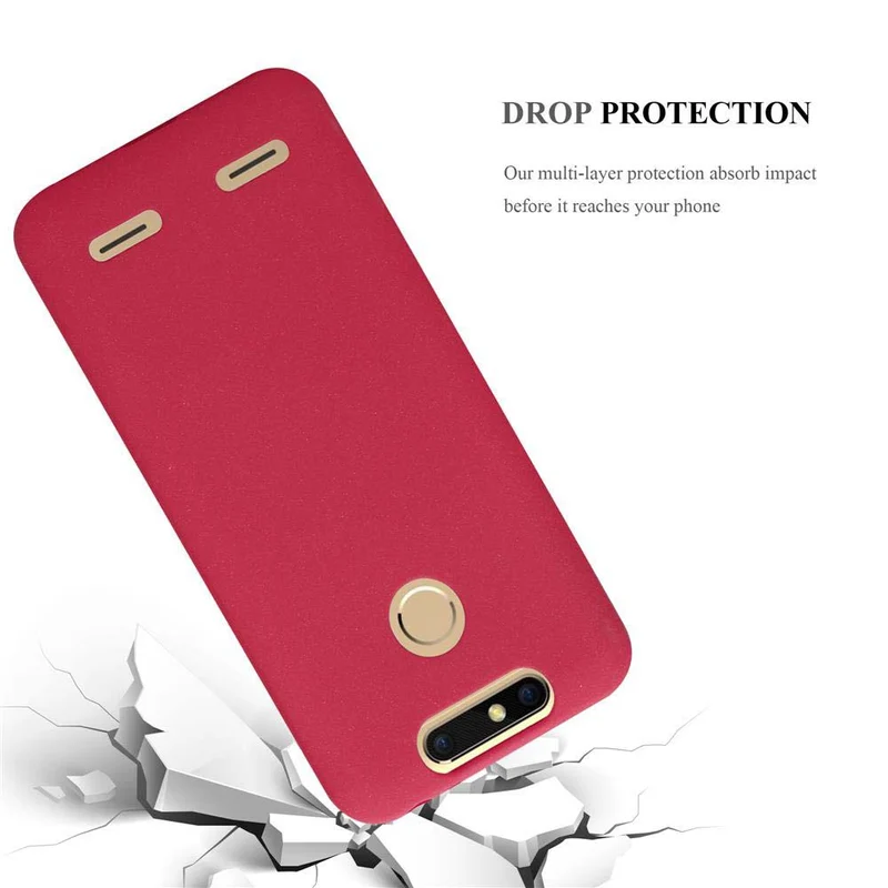 Cadorabo Hülle kompatibel mit ZTE Blade V8 MINI Schutzhülle aus flexiblem TPU Silikon