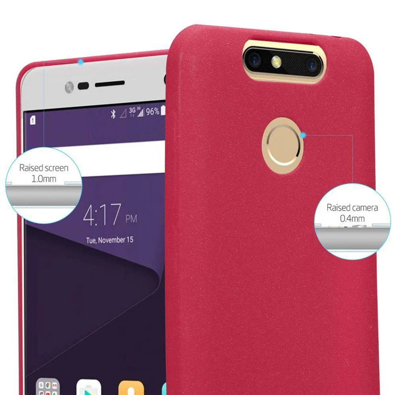 Cadorabo Hülle kompatibel mit ZTE Blade V8 MINI Schutzhülle aus flexiblem TPU Silikon