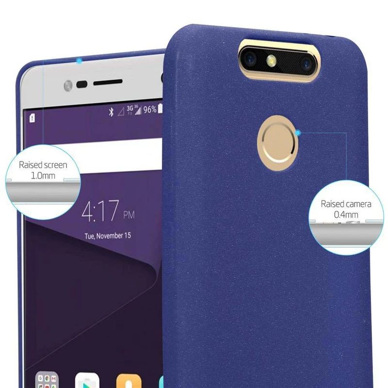 Cadorabo Hülle kompatibel mit ZTE Blade V8 MINI Schutzhülle aus flexiblem TPU Silikon