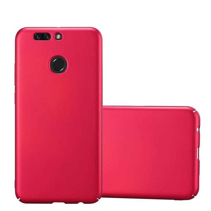 Cadorabo Hülle kompatibel mit Honor 8 PRO Hard Case Schutzhülle in Metall Optik gegen Kratzer und Stöße