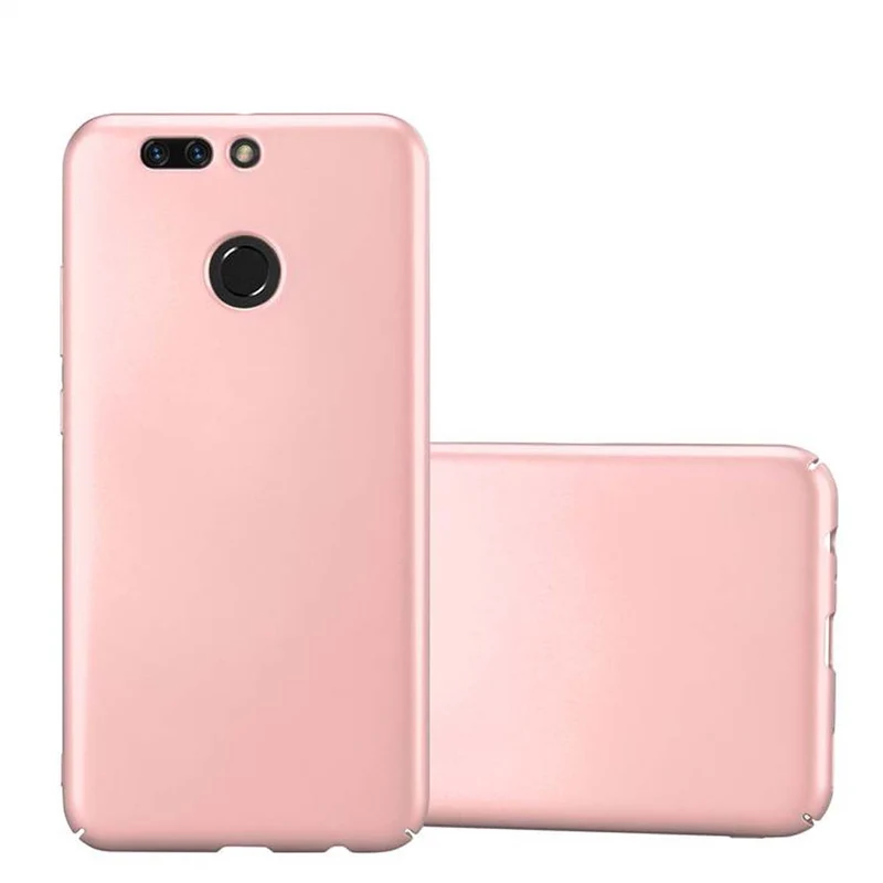 Cadorabo Hülle kompatibel mit Honor 8 PRO Hard Case Schutzhülle in Metall Optik gegen Kratzer und Stöße