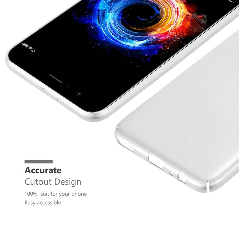 Cadorabo Hülle kompatibel mit Honor 8 PRO Hard Case Schutzhülle in Metall Optik gegen Kratzer und Stöße