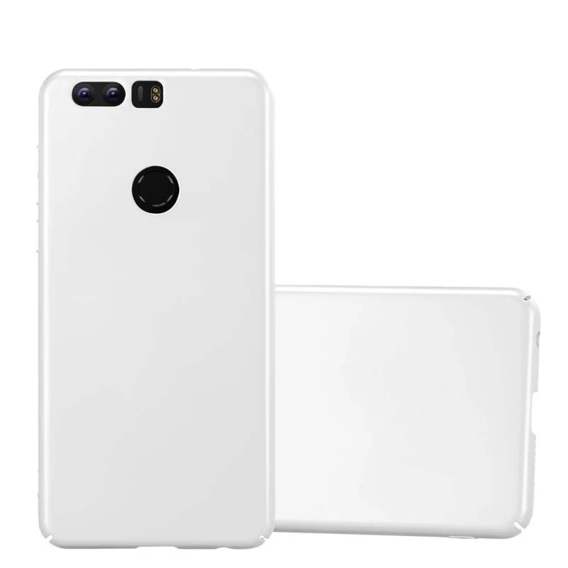 Cadorabo Hülle kompatibel mit Honor 8 / 8 PREMIUM Hard Case Schutzhülle in Metall Optik gegen Kratzer und Stöße