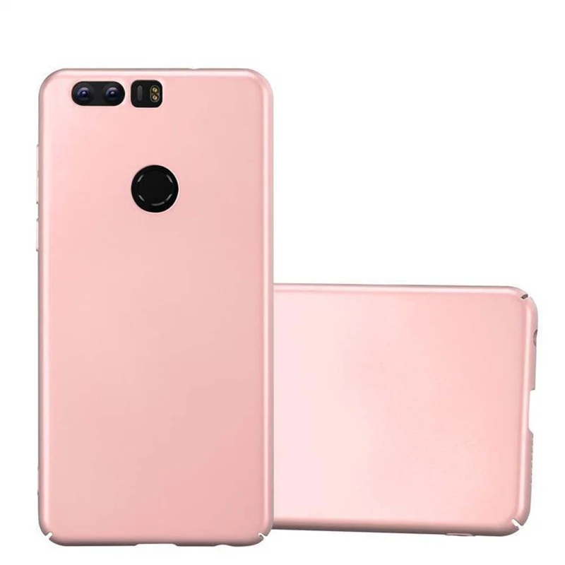 Cadorabo Hülle kompatibel mit Honor 8 / 8 PREMIUM Hard Case Schutzhülle in Metall Optik gegen Kratzer und Stöße