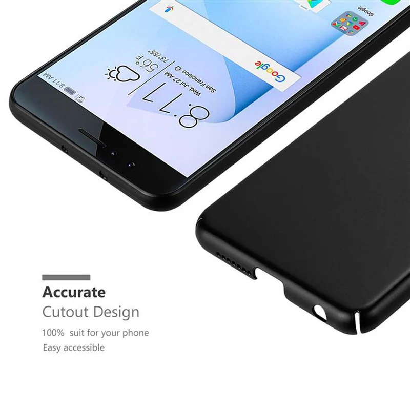 Cadorabo Hülle kompatibel mit Honor 8 / 8 PREMIUM Hard Case Schutzhülle in Metall Optik gegen Kratzer und Stöße