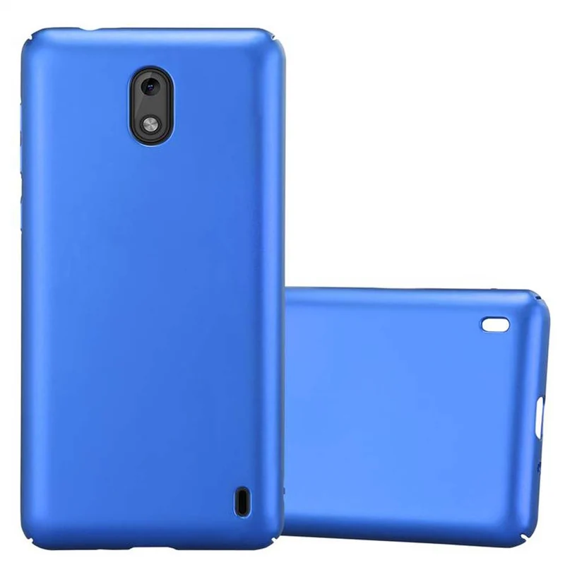 Cadorabo Hülle kompatibel mit Nokia 2 2017 Hard Case Schutzhülle in Metall Optik gegen Kratzer und Stöße