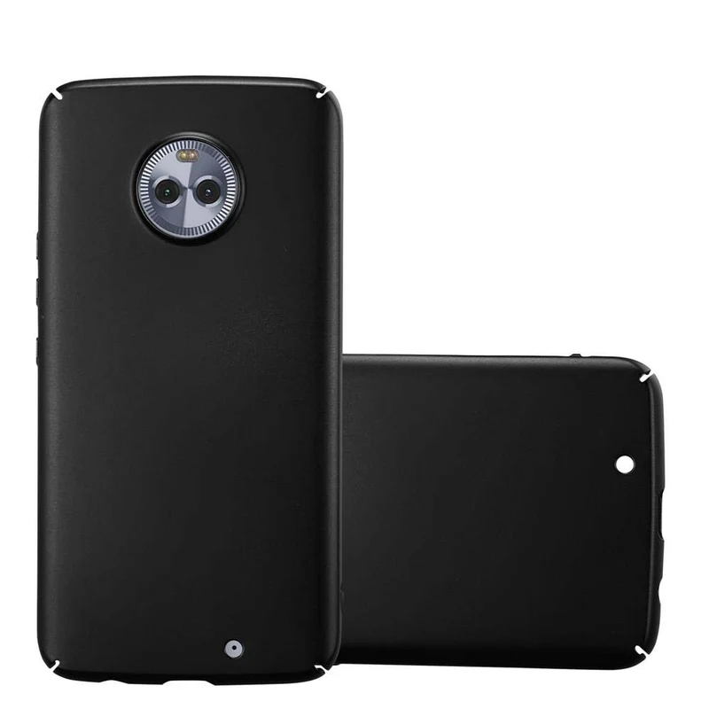 Cadorabo Hülle kompatibel mit Motorola MOTO X4 Hard Case Schutzhülle in Metall Optik gegen Kratzer und Stöße