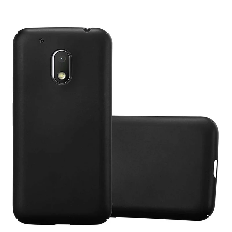Cadorabo Hülle kompatibel mit Motorola MOTO G4 PLAY Hard Case Schutzhülle in Metall Optik gegen Kratzer und Stöße