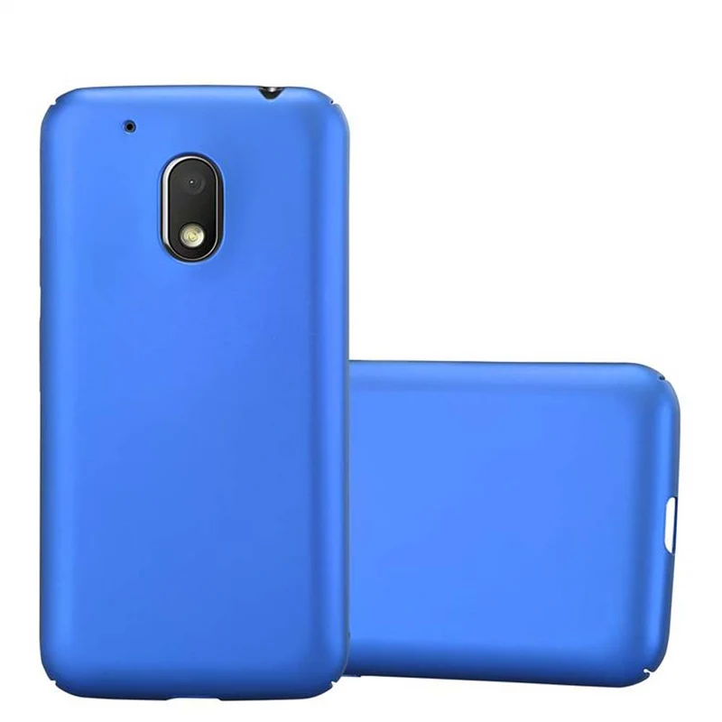Cadorabo Hülle kompatibel mit Motorola MOTO G4 PLAY Hard Case Schutzhülle in Metall Optik gegen Kratzer und Stöße