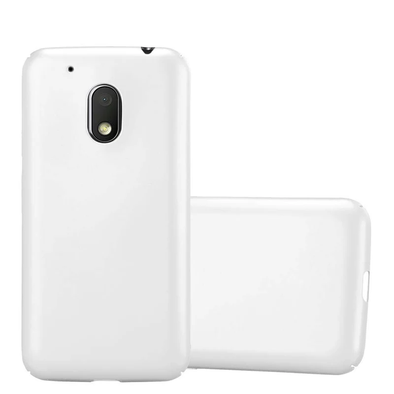 Cadorabo Hülle kompatibel mit Motorola MOTO G4 PLAY Hard Case Schutzhülle in Metall Optik gegen Kratzer und Stöße