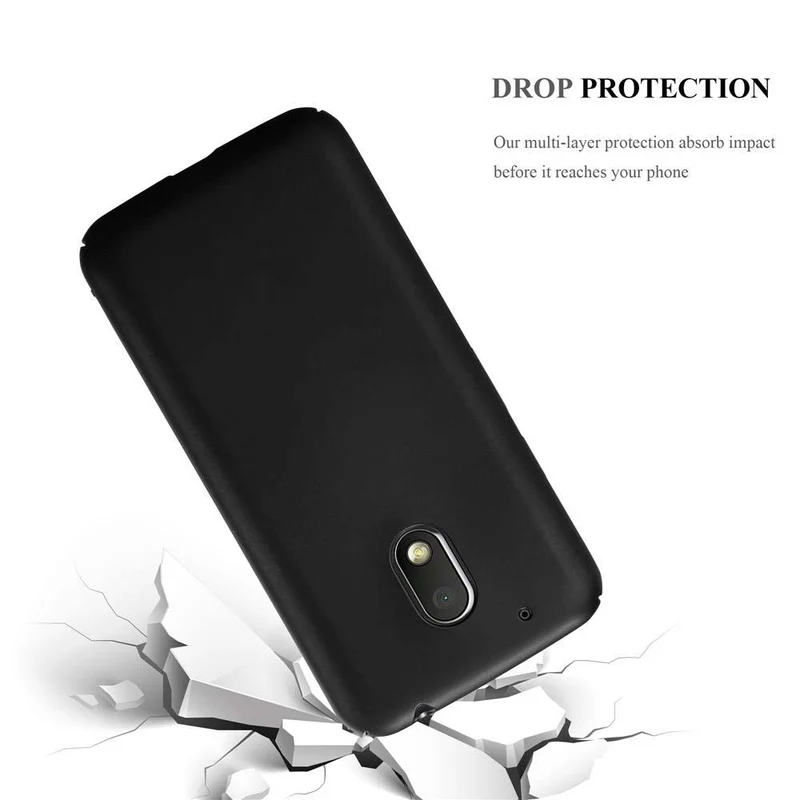 Cadorabo Hülle kompatibel mit Motorola MOTO G4 PLAY Hard Case Schutzhülle in Metall Optik gegen Kratzer und Stöße
