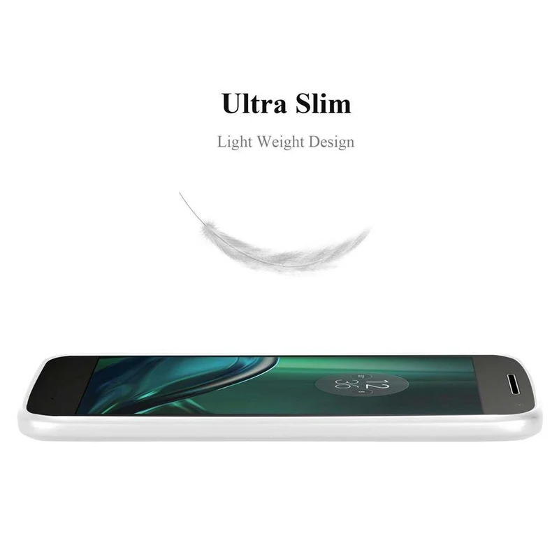 Cadorabo Hülle kompatibel mit Motorola MOTO G4 PLAY Hard Case Schutzhülle in Metall Optik gegen Kratzer und Stöße