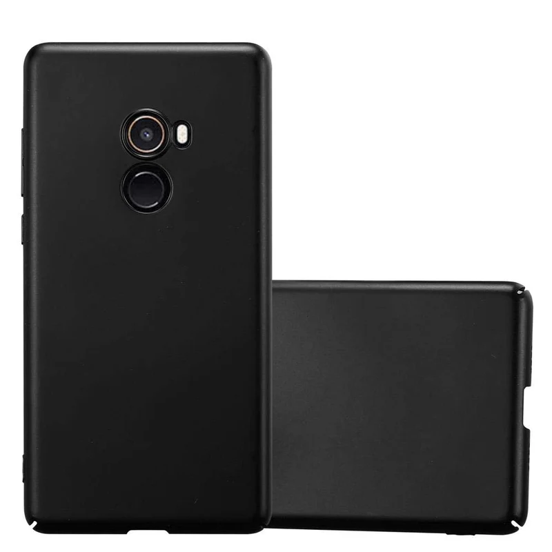 Cadorabo Hülle kompatibel mit Xiaomi Mi MIX 2 Hard Case Schutzhülle in Metall Optik gegen Kratzer und Stöße
