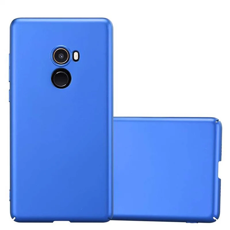 Cadorabo Hülle kompatibel mit Xiaomi Mi MIX 2 Hard Case Schutzhülle in Metall Optik gegen Kratzer und Stöße