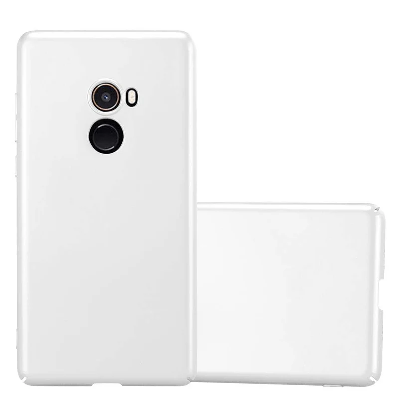 Cadorabo Hülle kompatibel mit Xiaomi Mi MIX 2 Hard Case Schutzhülle in Metall Optik gegen Kratzer und Stöße