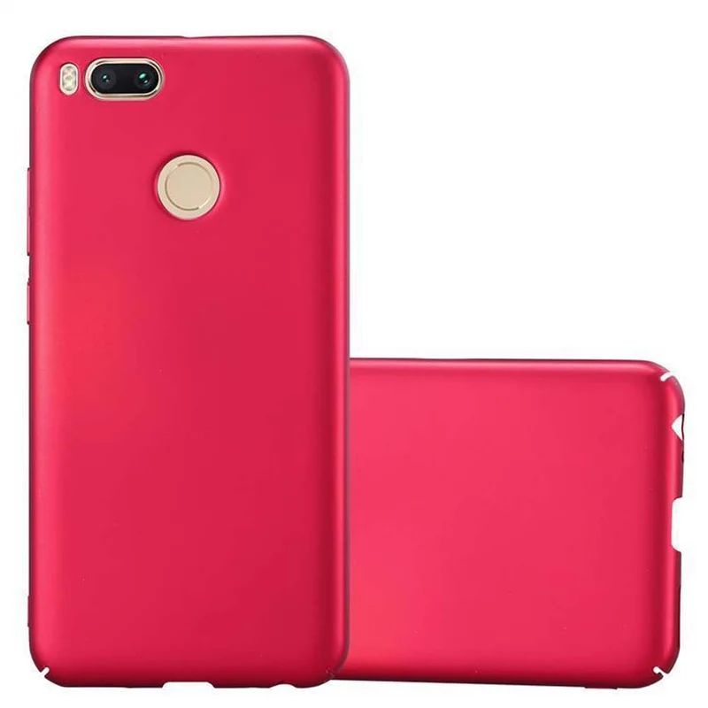 Cadorabo Hülle kompatibel mit Xiaomi Mi A1 / Mi 5X Hard Case Schutzhülle in Metall Optik gegen Kratzer und Stöße