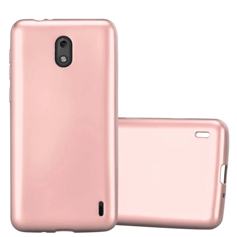 Cadorabo Hülle kompatibel mit Nokia 2 2017 Schutzhülle aus flexiblem TPU Silikon