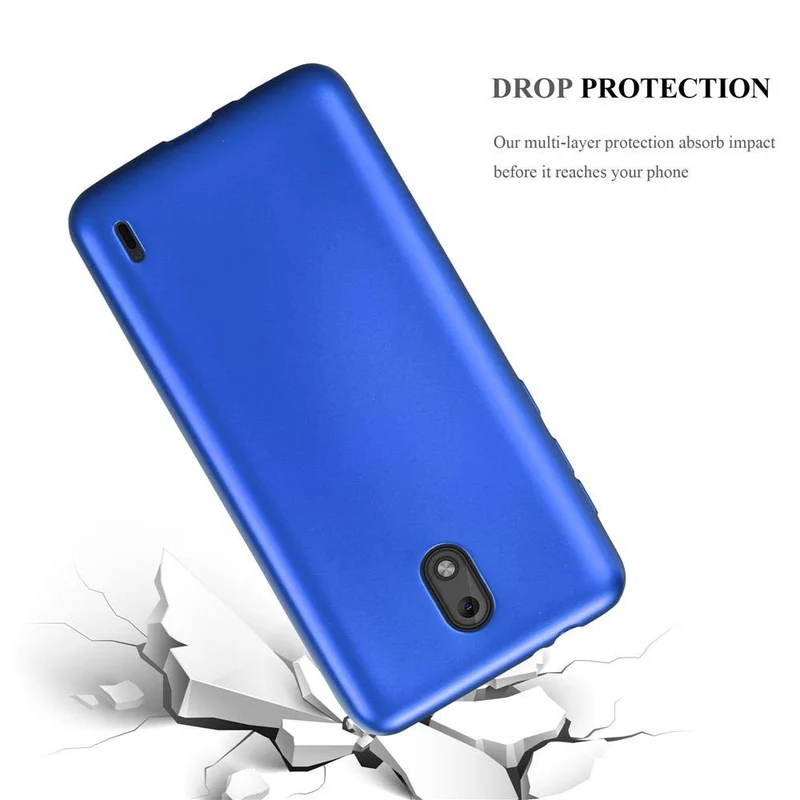 Cadorabo Hülle kompatibel mit Nokia 2 2017 Schutzhülle aus flexiblem TPU Silikon