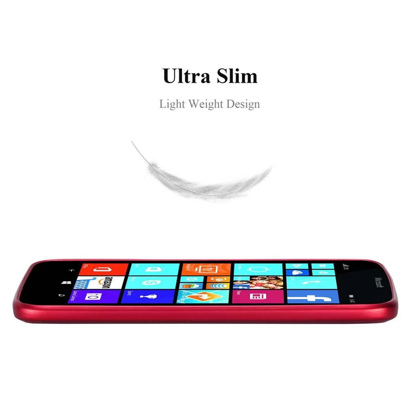 Cadorabo Hülle kompatibel mit Nokia Lumia 640 XL Schutzhülle aus flexiblem TPU Silikon