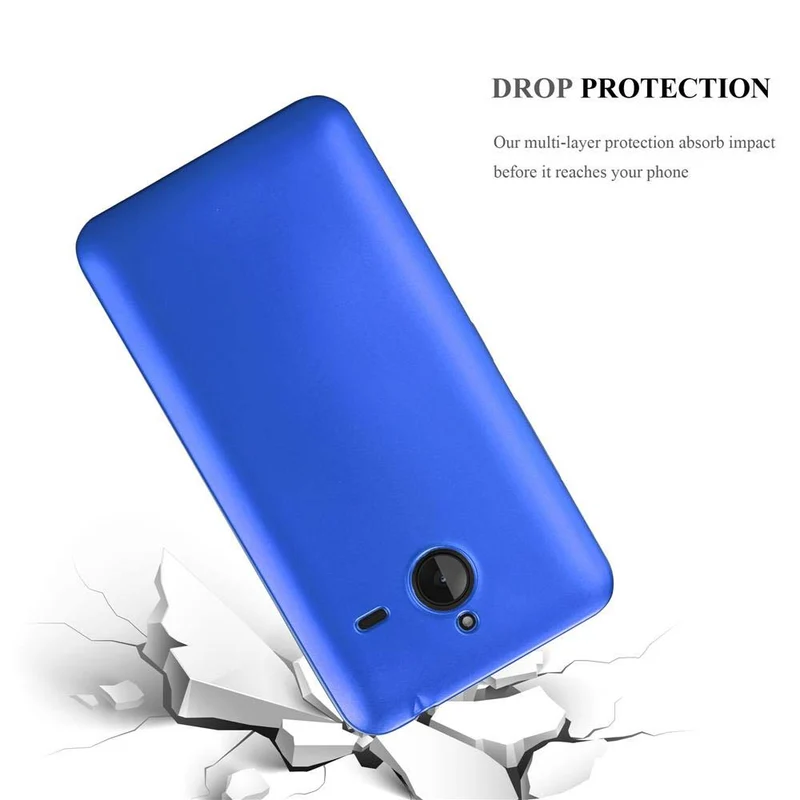 Cadorabo Hülle kompatibel mit Nokia Lumia 640 XL Schutzhülle aus flexiblem TPU Silikon