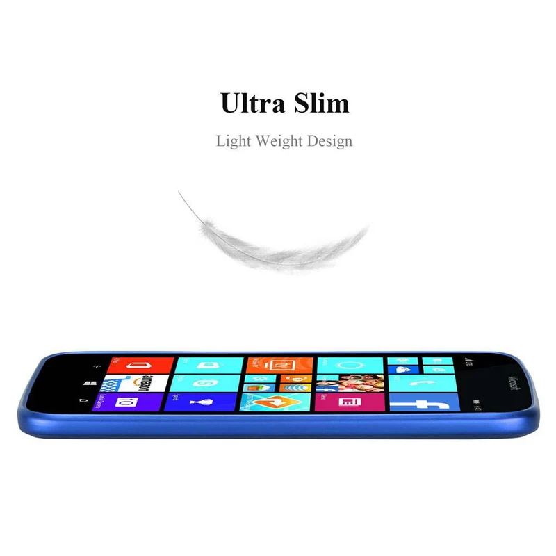 Cadorabo Hülle kompatibel mit Nokia Lumia 640 XL Schutzhülle aus flexiblem TPU Silikon
