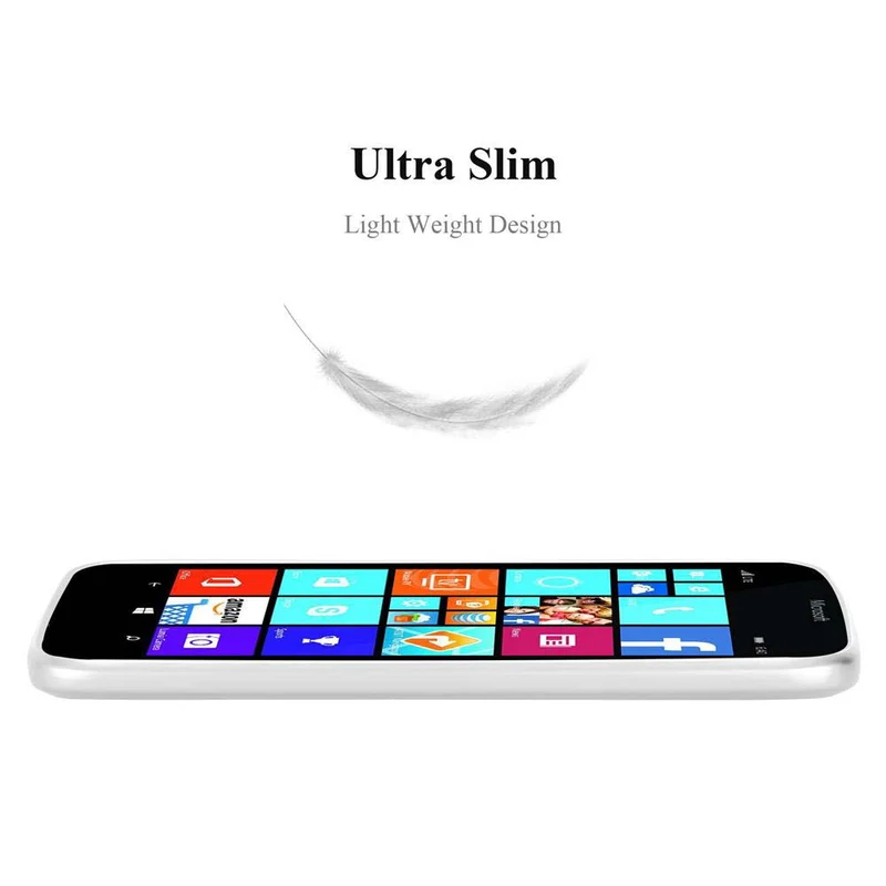 Cadorabo Hülle kompatibel mit Nokia Lumia 640 XL Schutzhülle aus flexiblem TPU Silikon