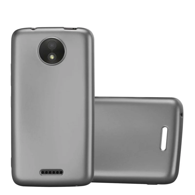 Cadorabo Hülle kompatibel mit Motorola MOTO C Schutzhülle aus flexiblem TPU Silikon