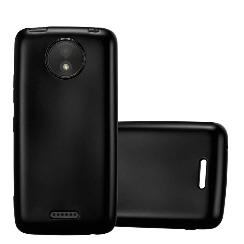 Cadorabo Hülle kompatibel mit Motorola MOTO C PLUS Schutzhülle aus flexiblem TPU Silikon