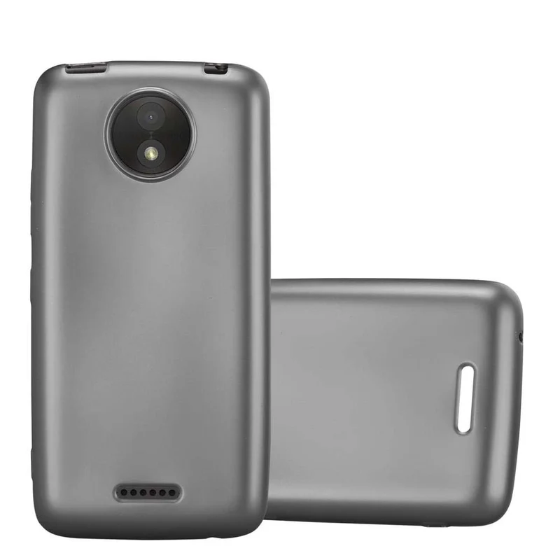 Cadorabo Hülle kompatibel mit Motorola MOTO C PLUS Schutzhülle aus flexiblem TPU Silikon