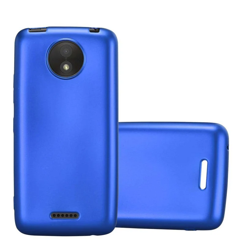 Cadorabo Hülle kompatibel mit Motorola MOTO C PLUS Schutzhülle aus flexiblem TPU Silikon