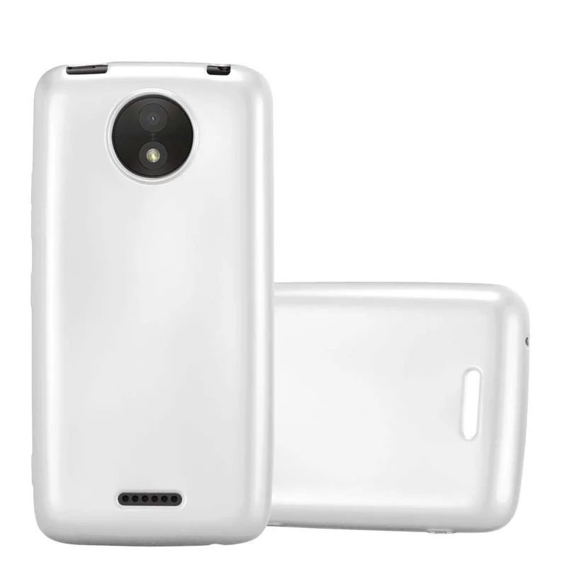 Cadorabo Hülle kompatibel mit Motorola MOTO C PLUS Schutzhülle aus flexiblem TPU Silikon