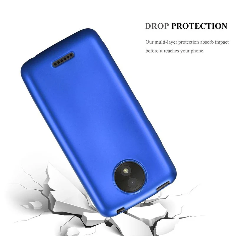 Cadorabo Hülle kompatibel mit Motorola MOTO C PLUS Schutzhülle aus flexiblem TPU Silikon