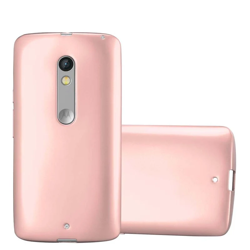 Cadorabo Hülle kompatibel mit Motorola MOTO X PLAY Schutzhülle aus flexiblem TPU Silikon