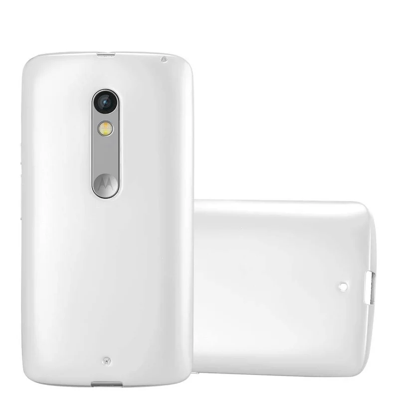 Cadorabo Hülle kompatibel mit Motorola MOTO X PLAY Schutzhülle aus flexiblem TPU Silikon
