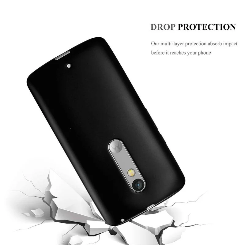 Cadorabo Hülle kompatibel mit Motorola MOTO X PLAY Schutzhülle aus flexiblem TPU Silikon